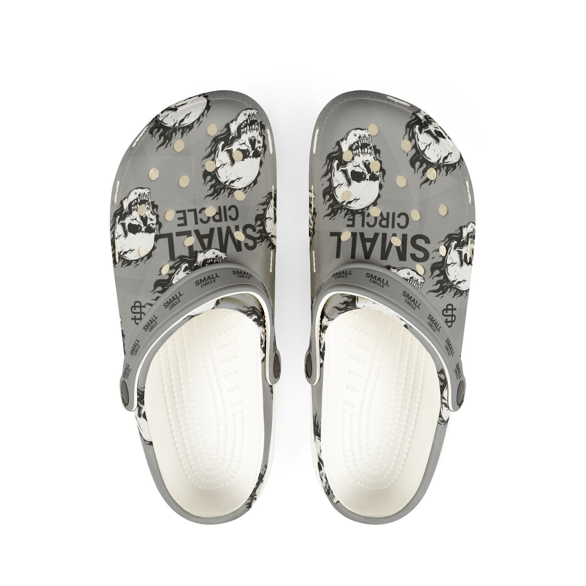 Copy of Small Circle Grey Scully Crocs