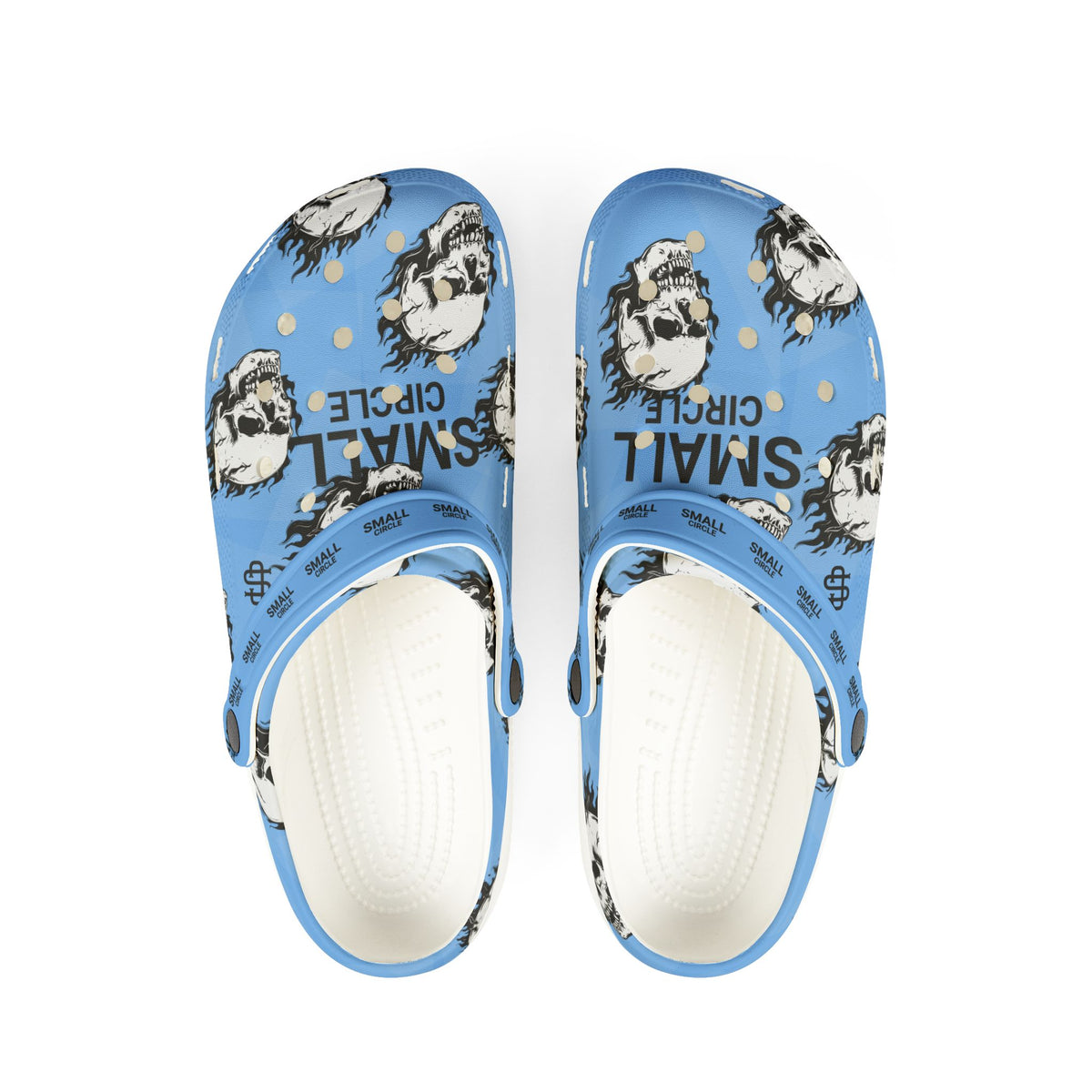 Small Circle Sky Scully Crocs