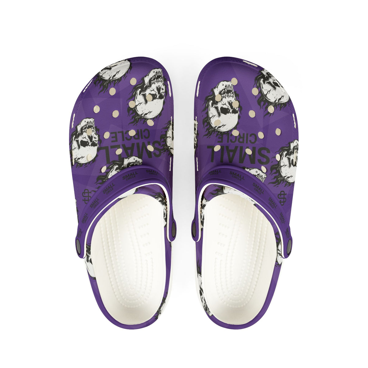 Small Circle Purple Scully Crocs