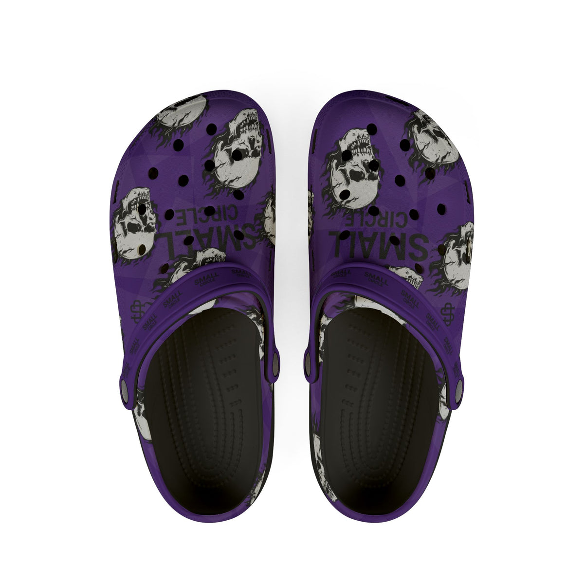 Small Circle Purple Scully Crocs