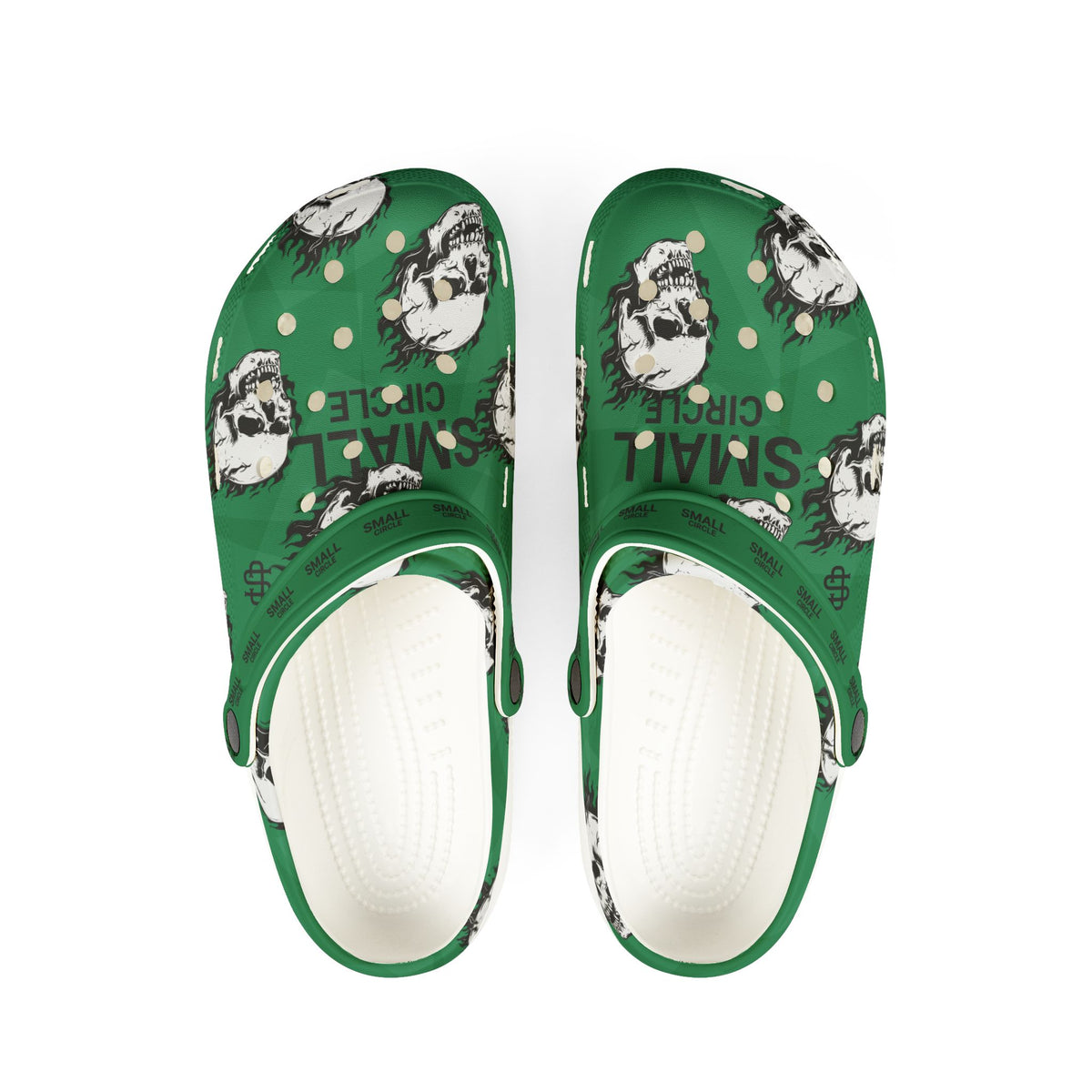 Small Circle Emerald Scully Crocs