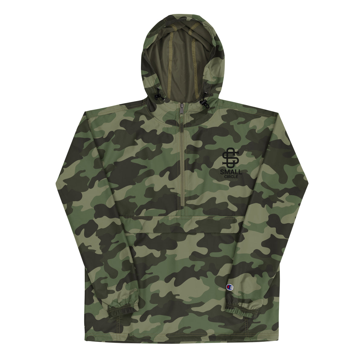 Small Circle Embroidered Champion Packable Jacket