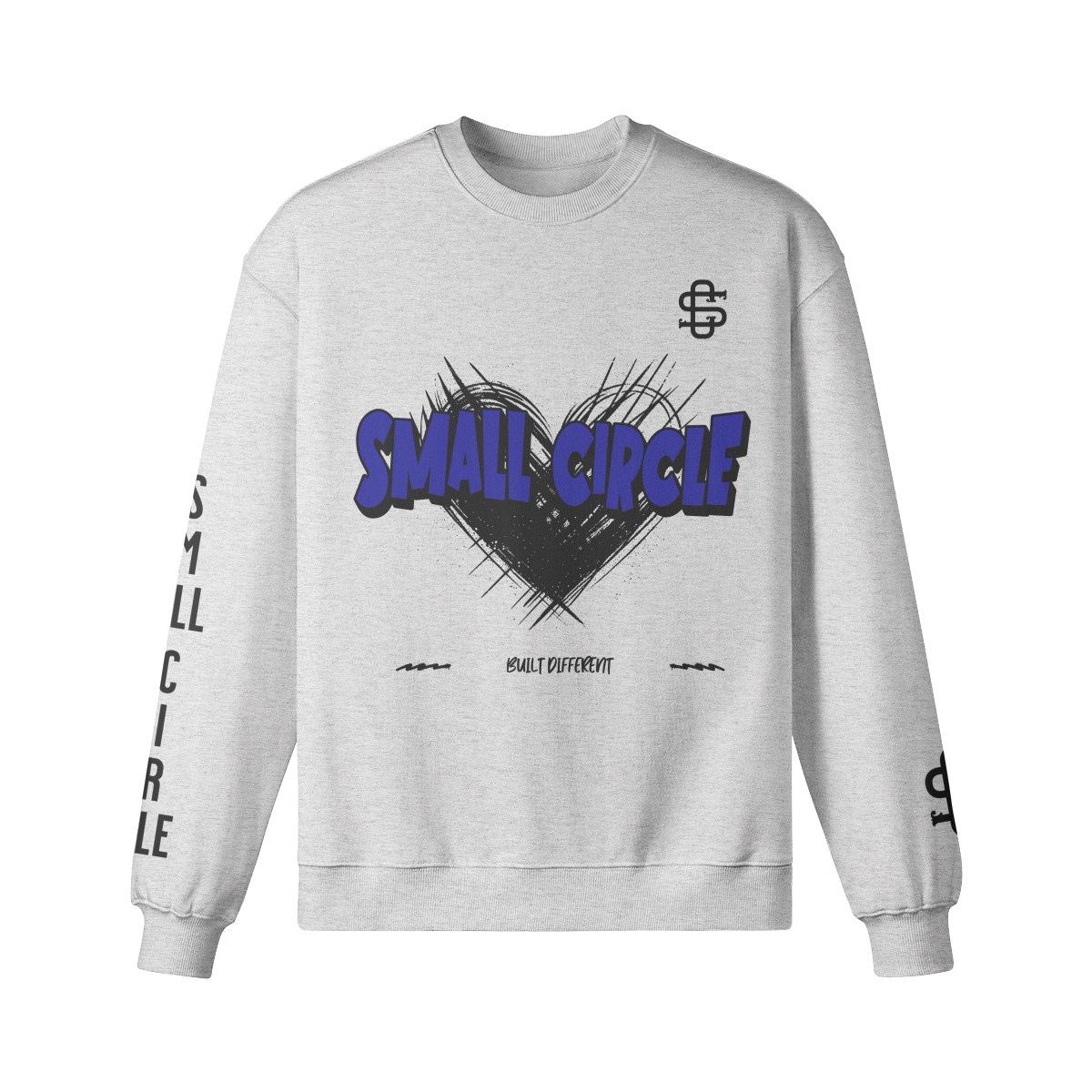 Small Circle Built Different Sweatshirt